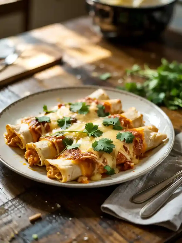 White Chicken Enchilada Recipe