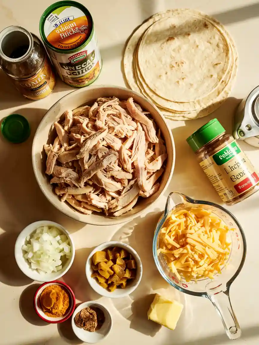 White Chicken Enchilada Recipe