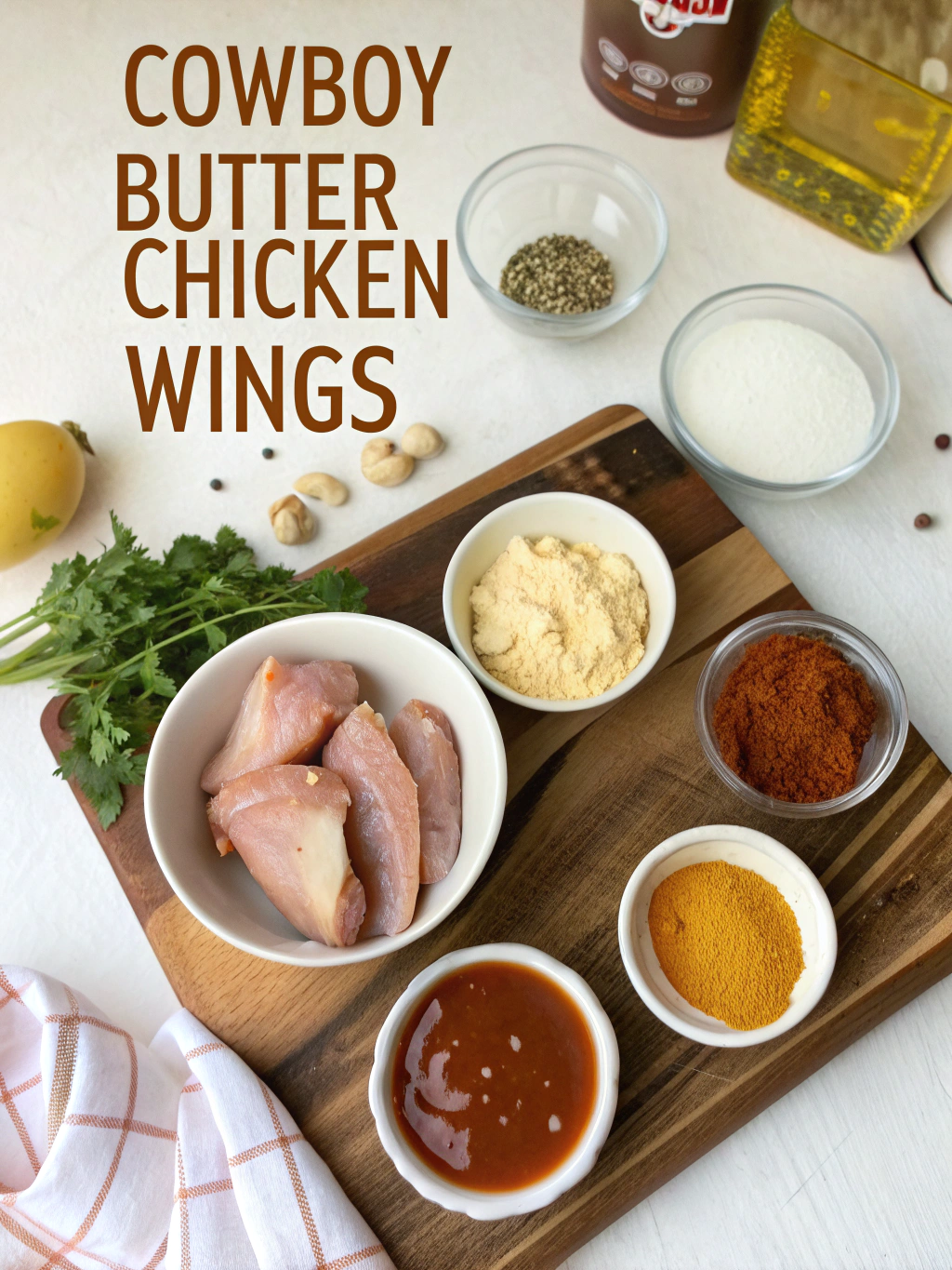 cowboy butter chicken wings recipe ingredients